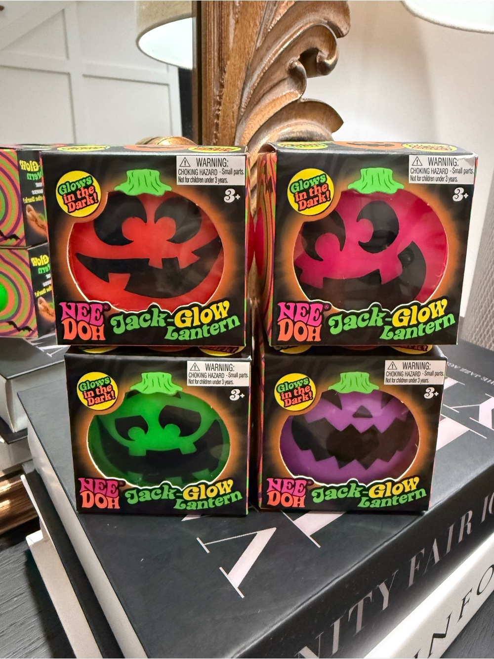 Jack-Glow Lantern Kids Toy - Green, Pink, Purple, Orange